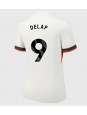 Billige Chelsea Liam Delap #9 Bortedrakt Dame 2025-26 Kortermet